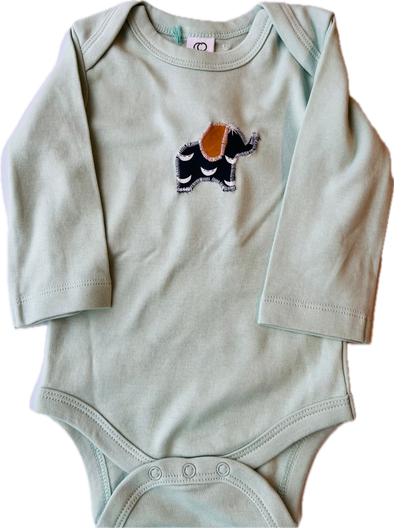 Orange Elephant Organic Bodysuit