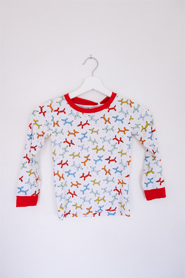 Kids bamboo balloon dog PJs