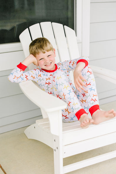 Kids bamboo balloon dog PJs